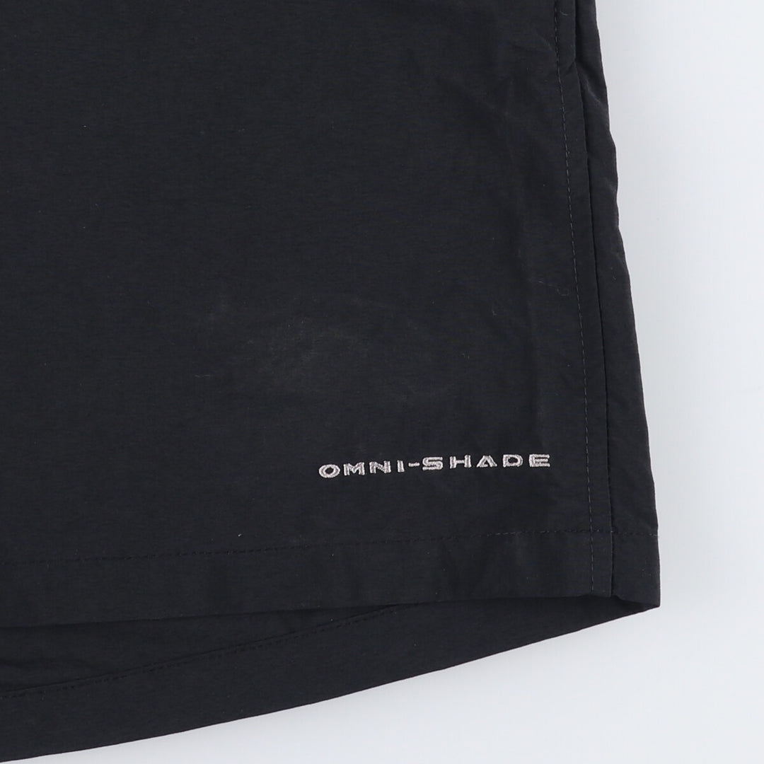 Columbia PFG OMNI-SHADE Swim Shorts, Men's Size Medium Nylon black type Vintage Second Hand