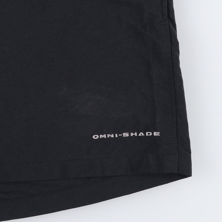 Columbia PFG OMNI-SHADE Swim Shorts, Men's Size Medium Nylon black type Vintage Second Hand