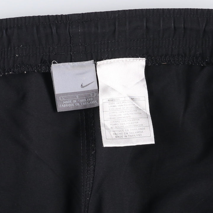 2000'S Nike Nylon Cargo Shorts, Men's Size L polyester black type Vintage Second Hand