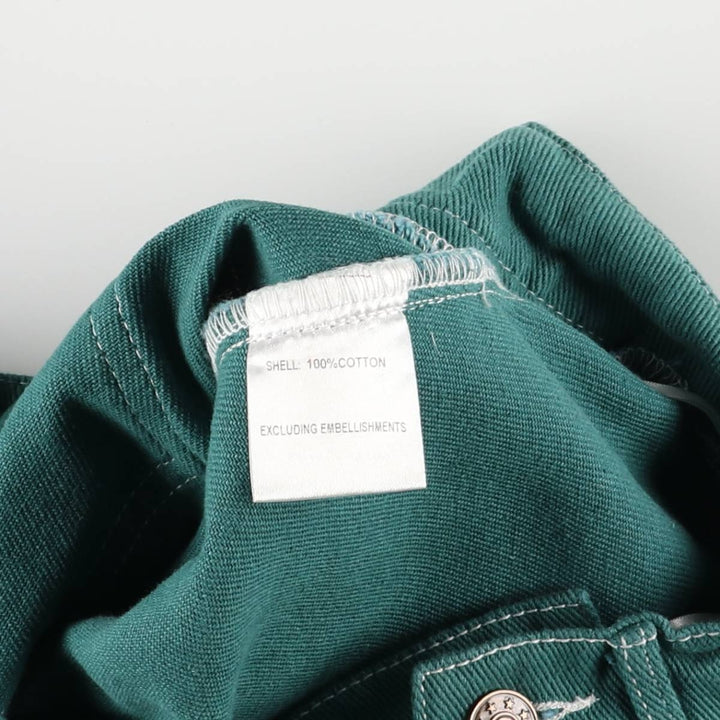 MORNING MIST Cotton Pants, Women's Size L (W27) cotton green type Vintage Second Hand