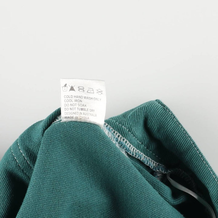 MORNING MIST Cotton Pants, Women's Size L (W27) cotton green type Vintage Second Hand