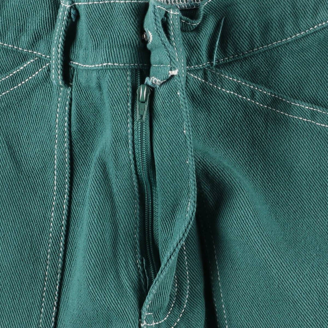 MORNING MIST Cotton Pants, Women's Size L (W27) cotton green type Vintage Second Hand
