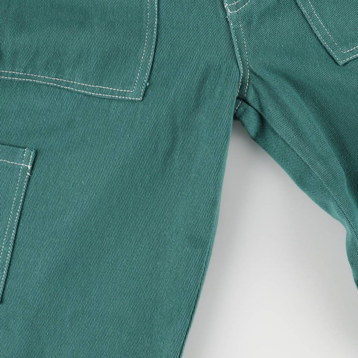 MORNING MIST Cotton Pants, Women's Size L (W27) cotton green type Vintage Second Hand