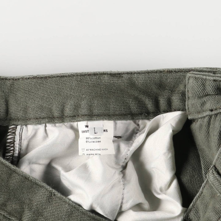 EM Cotton Pants Women's Size L cotton Khaki type Vintage Second Hand