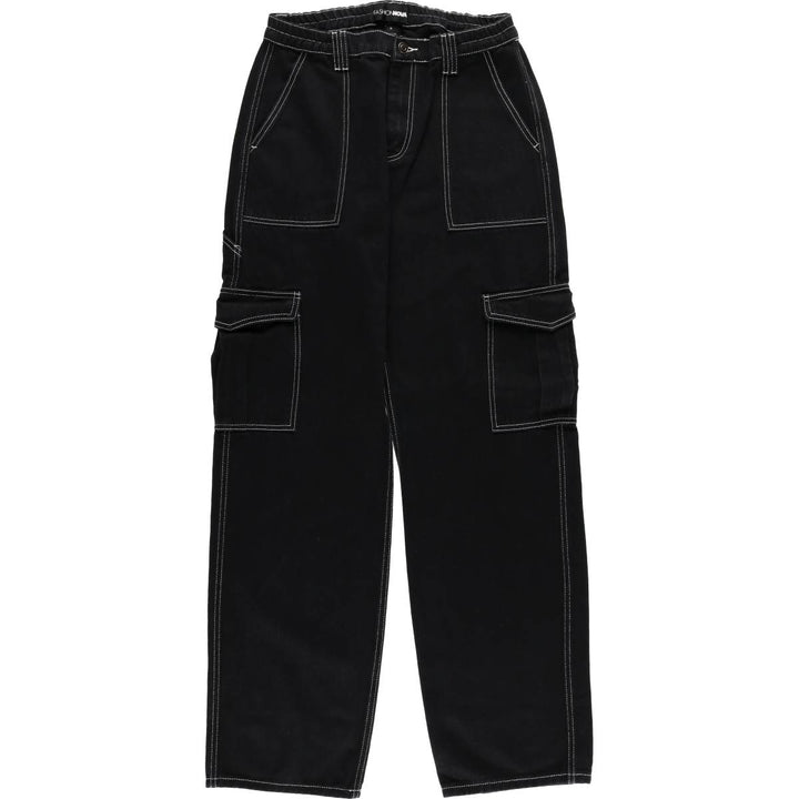 FASION NOVA Cargo Pants, Women's, XXL (W34) cotton black type Vintage Second Hand
