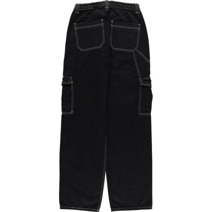 FASION NOVA Cargo Pants, Women's, XXL (W34) cotton black type Vintage Second Hand