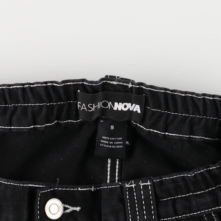 FASION NOVA Cargo Pants, Women's, XXL (W34) cotton black type Vintage Second Hand