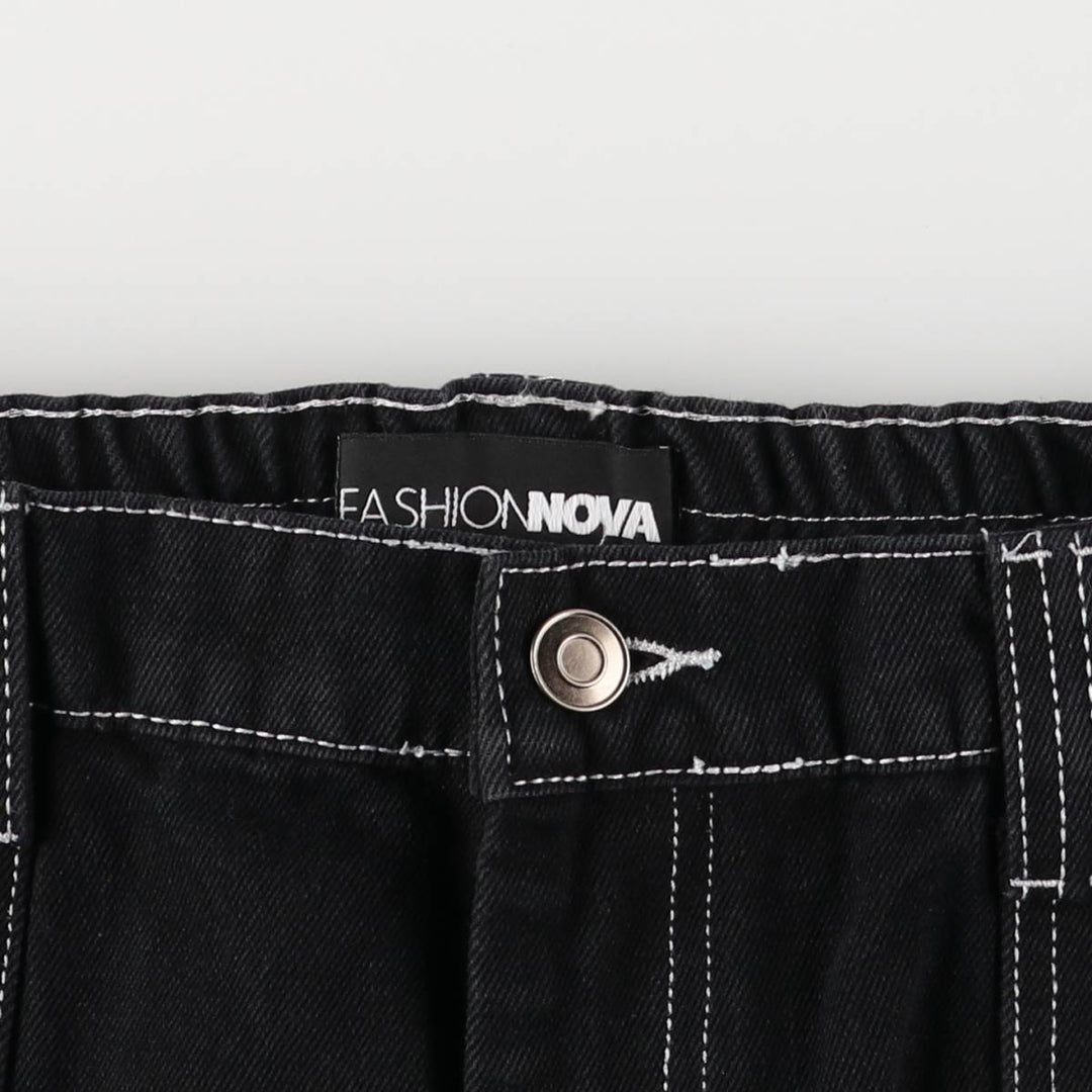 FASION NOVA Cargo Pants, Women's, XXL (W34) cotton black type Vintage Second Hand