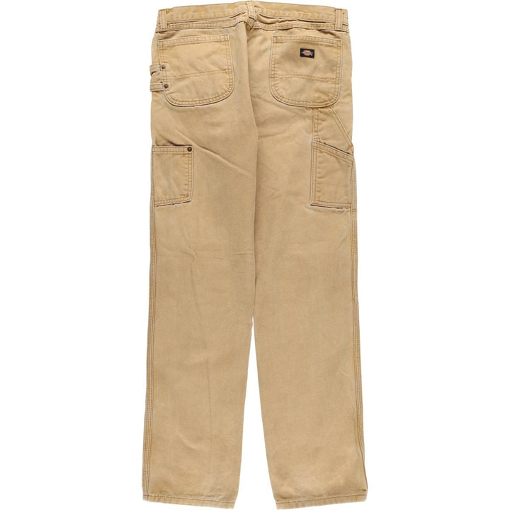 Dickies Duck Pants, Women's XL (W32) cotton ocher yellow type Vintage Second Hand