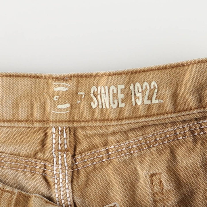 Dickies Duck Pants, Women's XL (W32) cotton ocher yellow type Vintage Second Hand