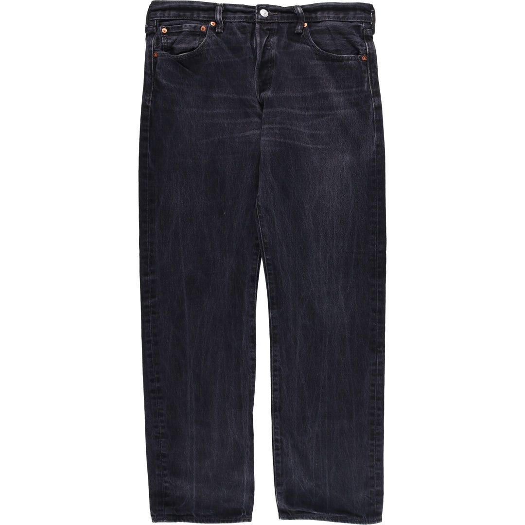 Levi's 501 Black Denim Straight Denim Pants Men's W36 cotton black type Vintage Second Hand