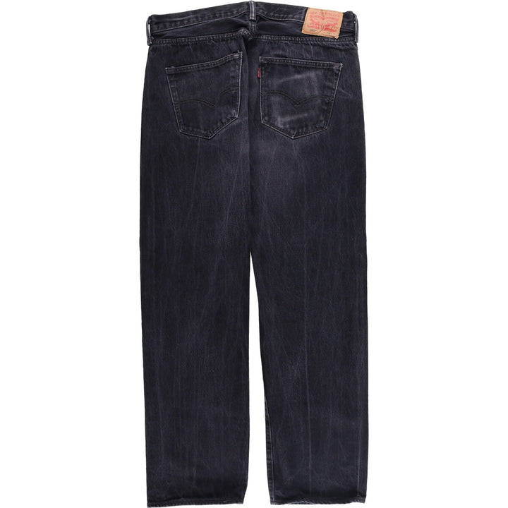 Levi's 501 Black Denim Straight Denim Pants Men's W36 cotton black type Vintage Second Hand