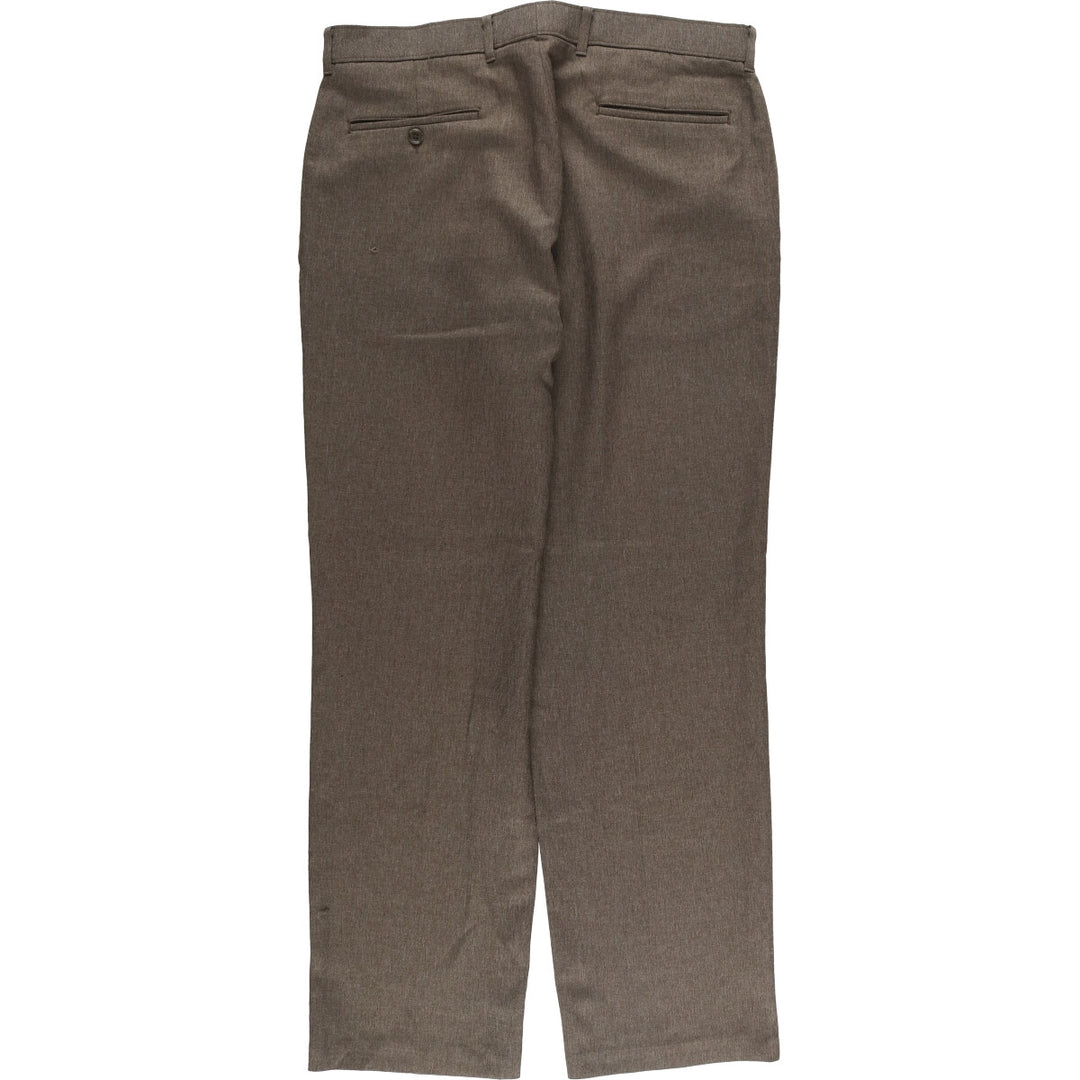 90'S Levi's Action Slacks, Made in USA, Men's, Size 36, Vintage polyester brown type Vintage Second Hand