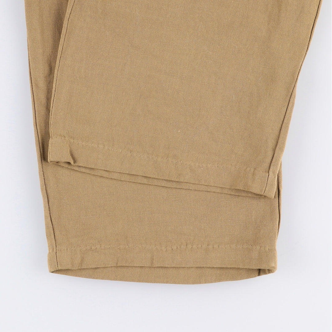 Ralph Lauren POLO by Ralph Lauren Preston Fit Slacks, Men's, Size W35 Viscose ocher yellow type Vintage Second Hand