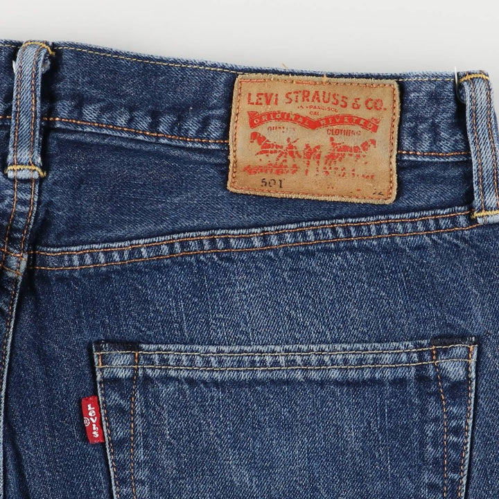 Levi's 501 straight denim pants for men, size W32 cotton blue type Vintage Second Hand
