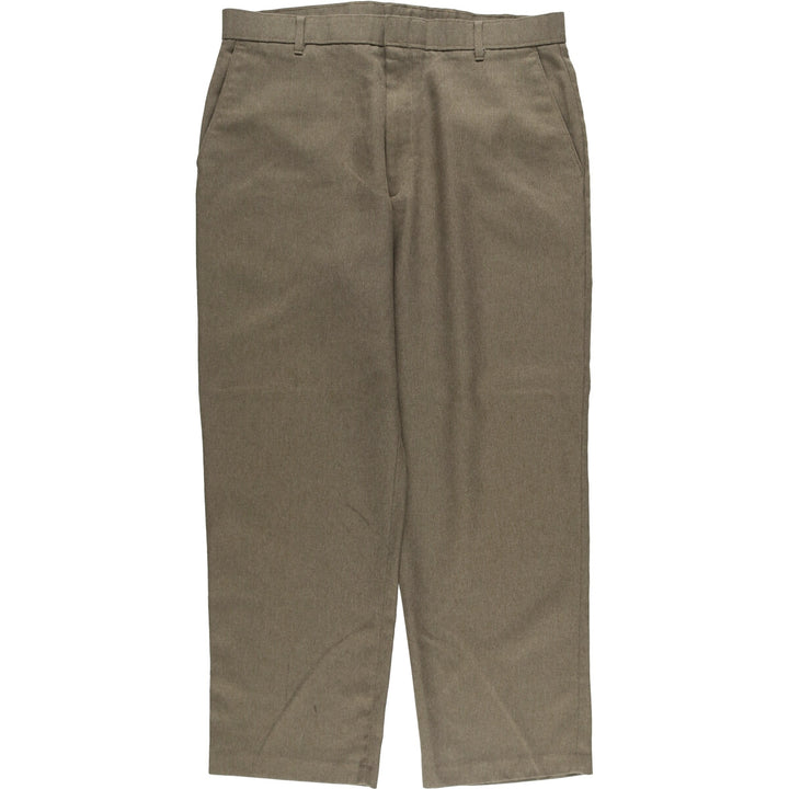 2000'S Levi's Action Slacks, Men's Size W36 polyester brown type Vintage Second Hand