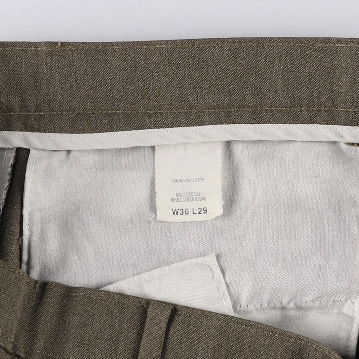 2000'S Levi's Action Slacks, Men's Size W36 polyester brown type Vintage Second Hand