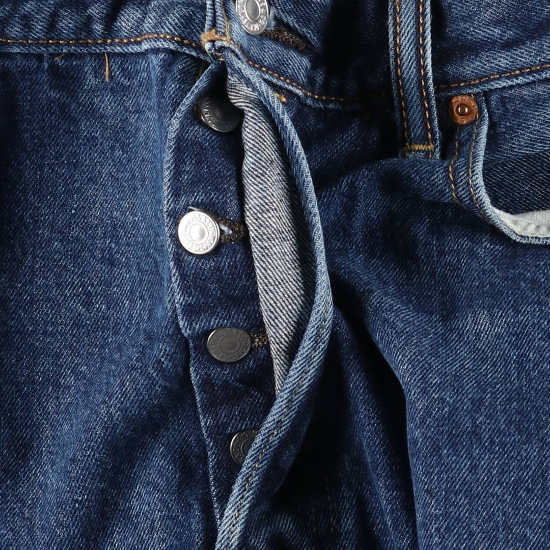 Levi's 501 straight denim pants for men, size W36 cotton blue type Vintage Second Hand
