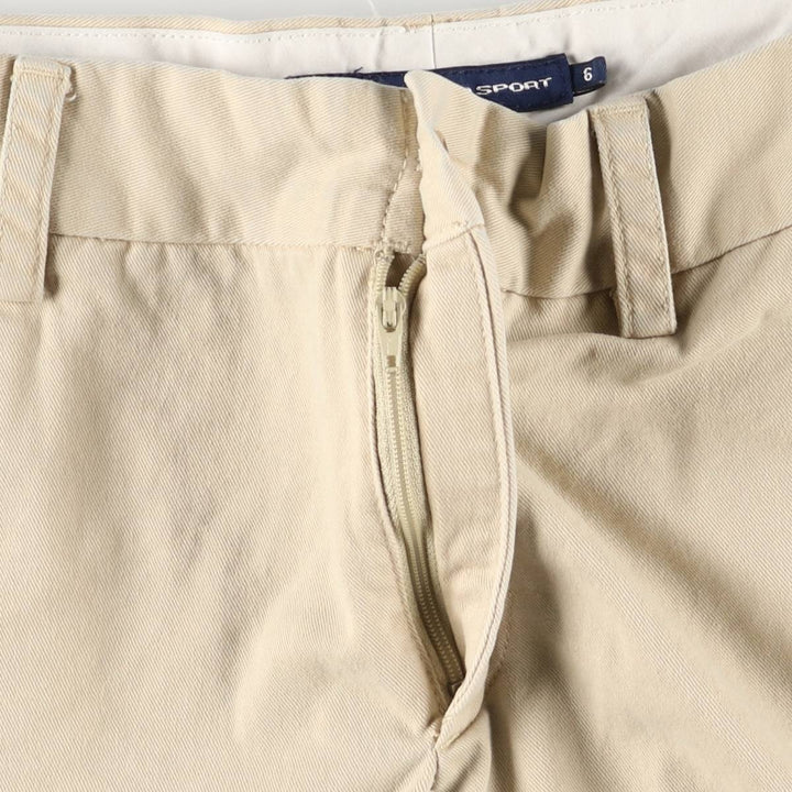 Ralph Lauren RALPH LAUREN SPORT Chino Shorts, Women's XL (W32) cotton Beige type Vintage Second Hand