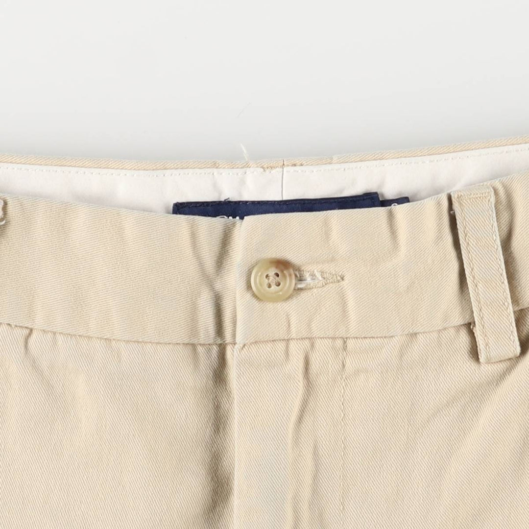 Ralph Lauren RALPH LAUREN SPORT Chino Shorts, Women's XL (W32) cotton Beige type Vintage Second Hand