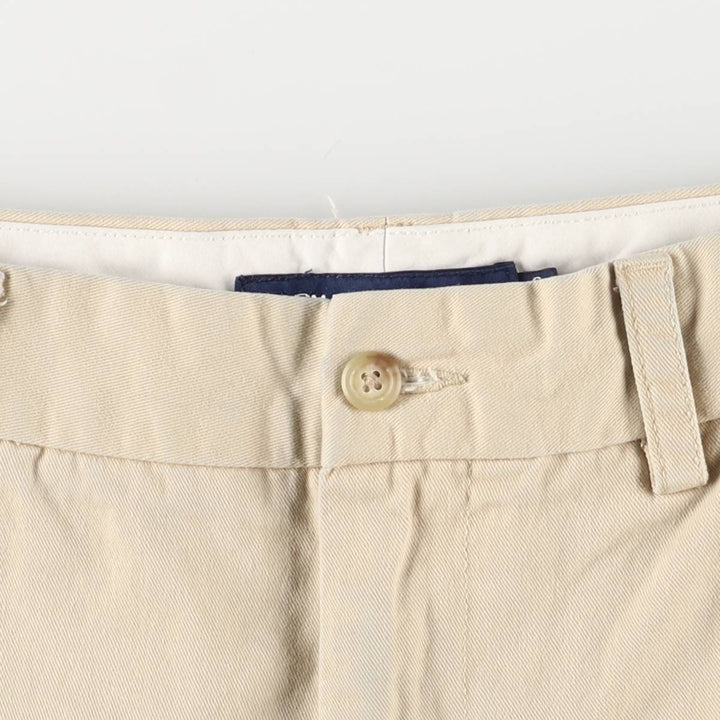 Ralph Lauren RALPH LAUREN SPORT Chino Shorts, Women's XL (W32) cotton Beige type Vintage Second Hand
