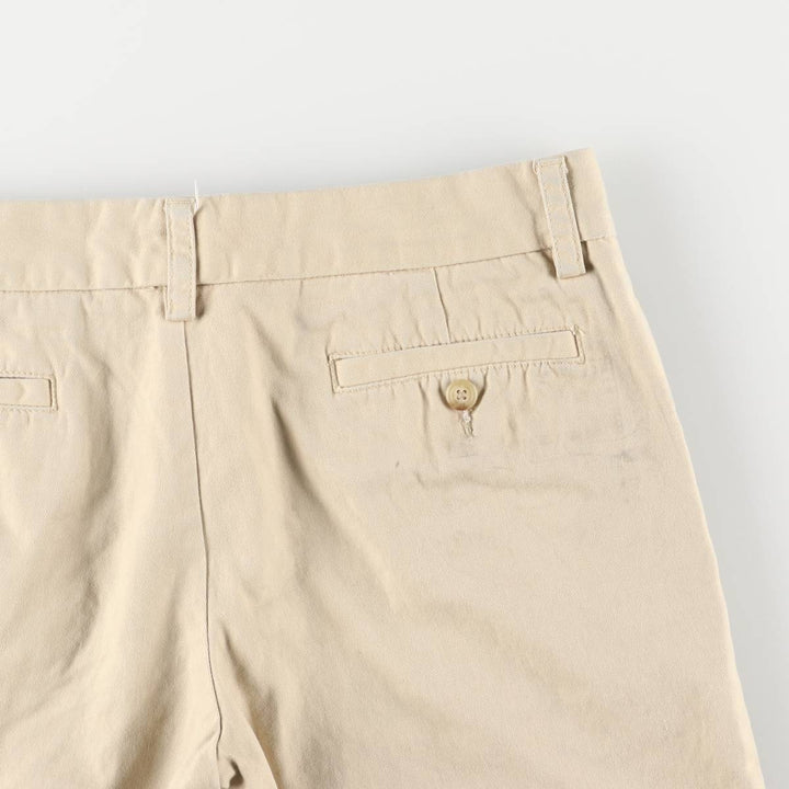 Ralph Lauren RALPH LAUREN SPORT Chino Shorts, Women's XL (W32) cotton Beige type Vintage Second Hand