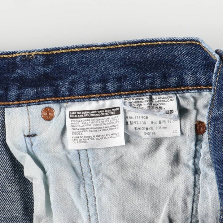 Levi's 501 straight denim pants for men, size W37 cotton blue type Vintage Second Hand