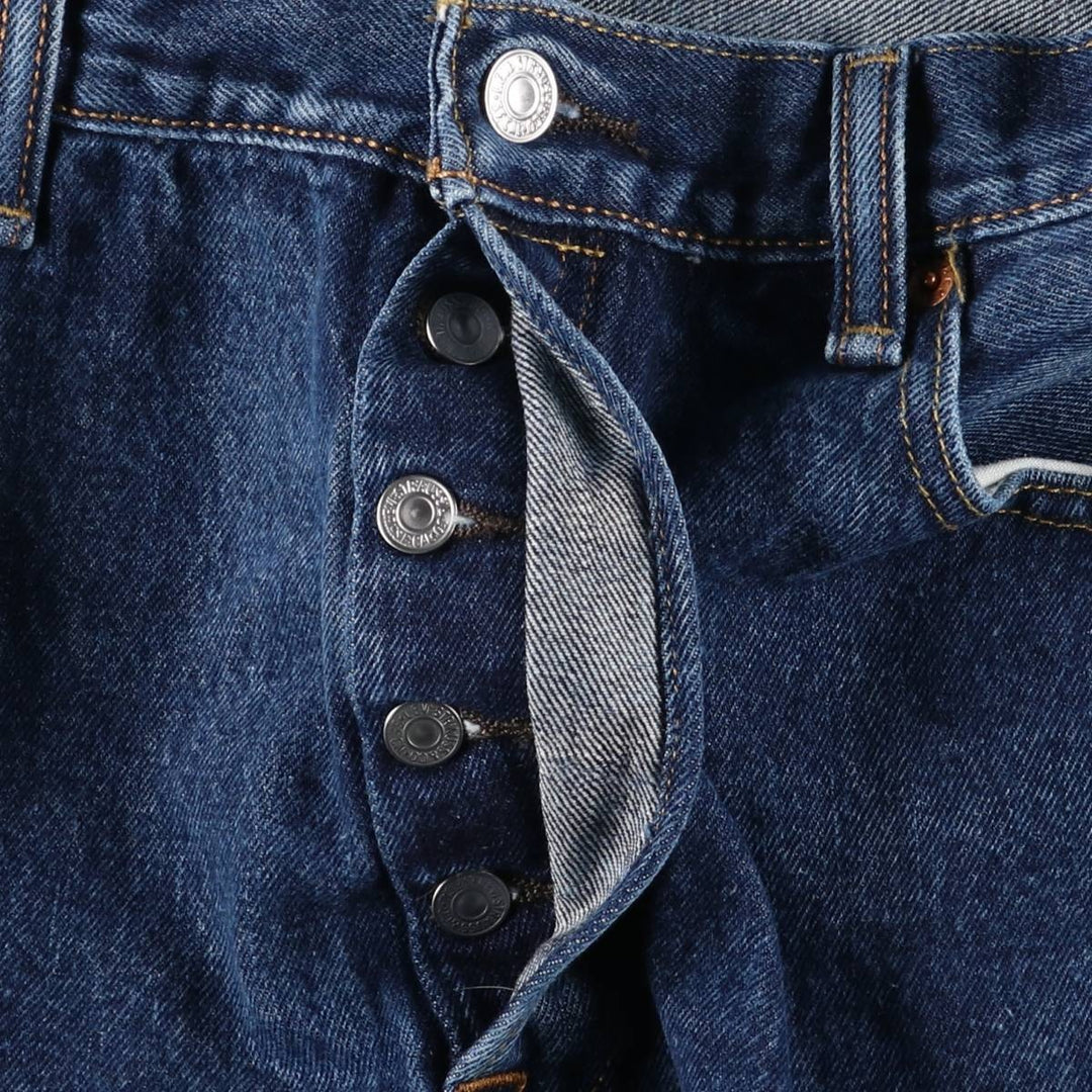 Levi's 501 straight denim pants for men, size W37 cotton blue type Vintage Second Hand