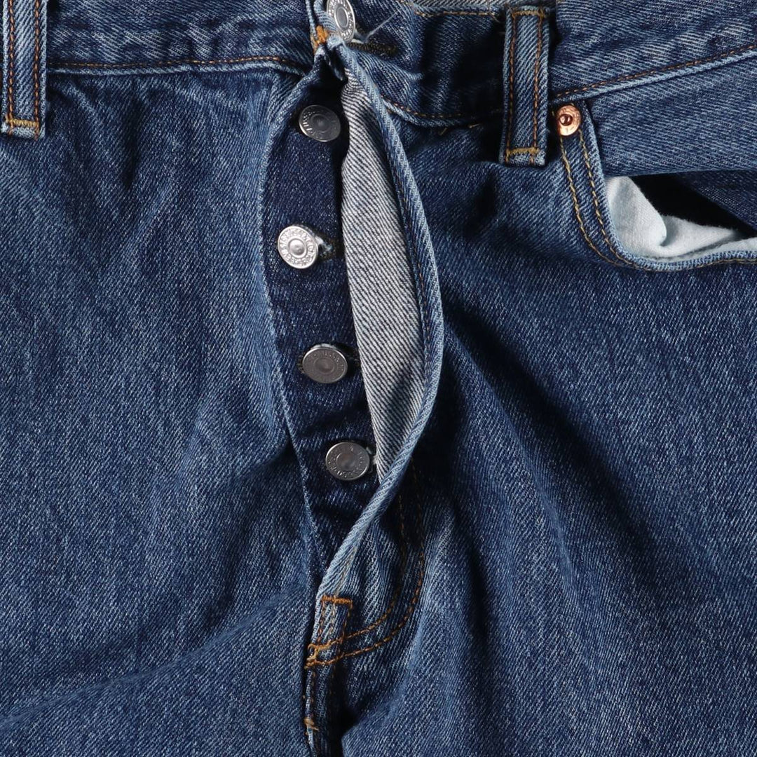 Levi's 501 straight denim pants for men, size W37 cotton blue type Vintage Second Hand