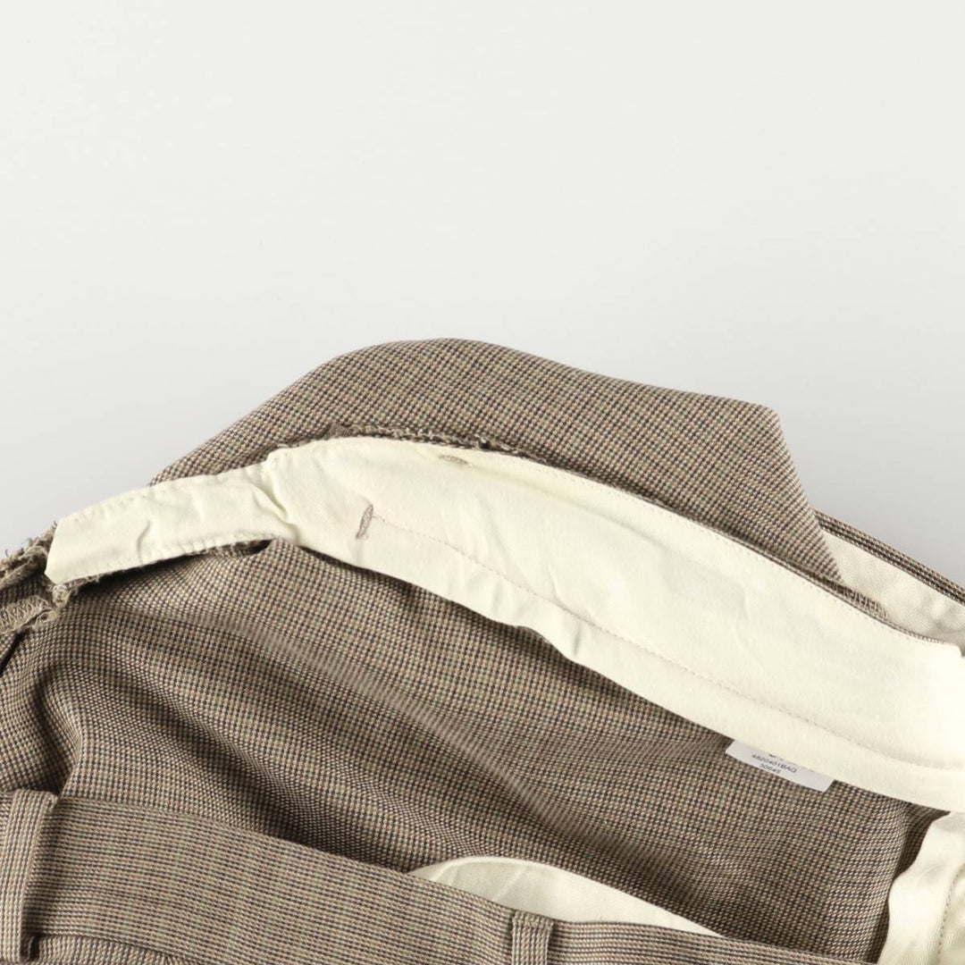 Ralph Lauren POLO by Ralph Lauren all-over print cotton slacks, men's size W34 cotton Beige type Vintage Second Hand