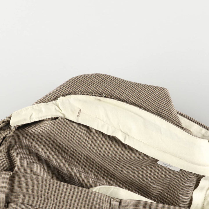 Ralph Lauren POLO by Ralph Lauren all-over print cotton slacks, men's size W34 cotton Beige type Vintage Second Hand