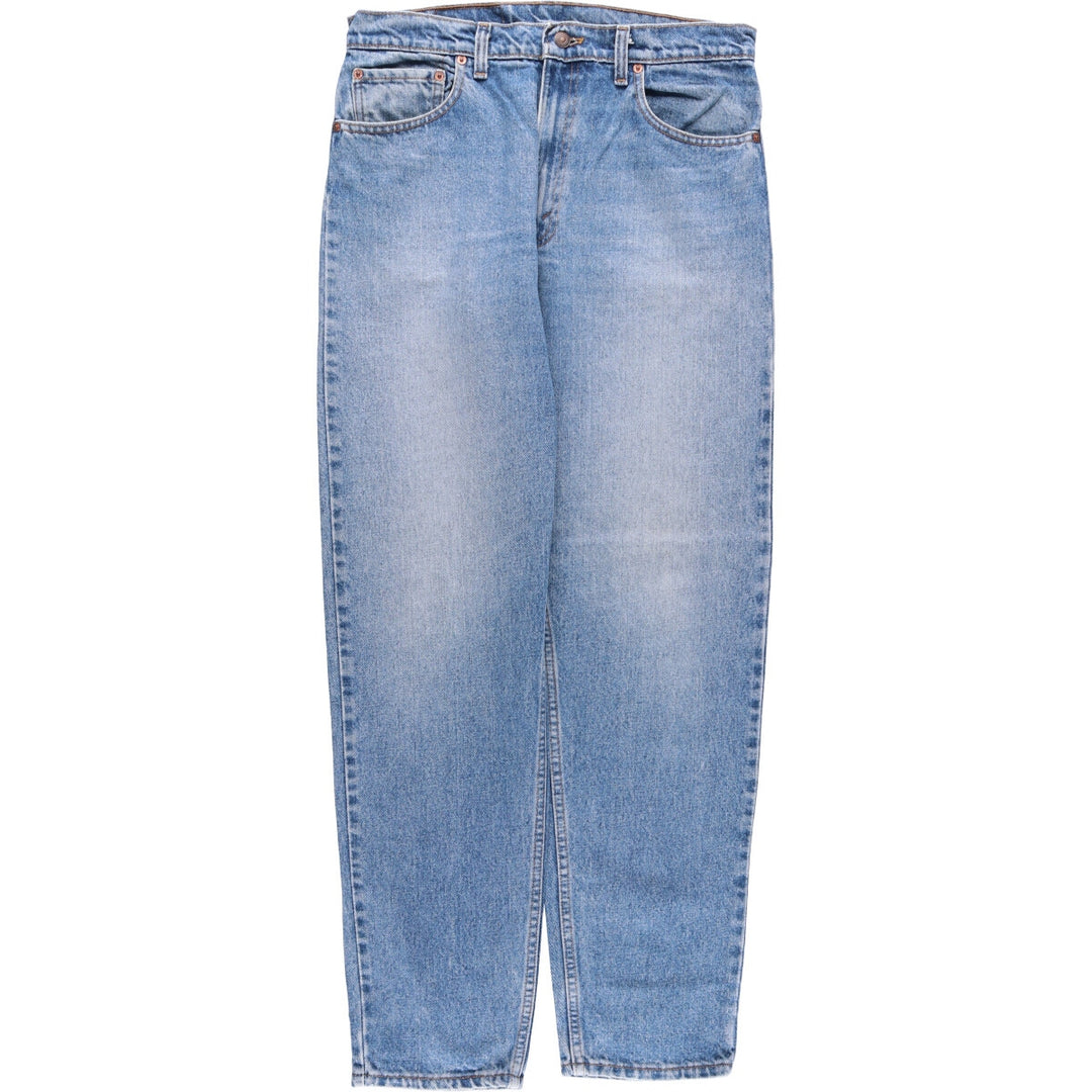 90'S Levi's 550-4850 Relaxed Fit Tapered Leg Denim Pants, Made in USA, Men's Size 34 (Vintage) cotton blue type Vintage Second Hand