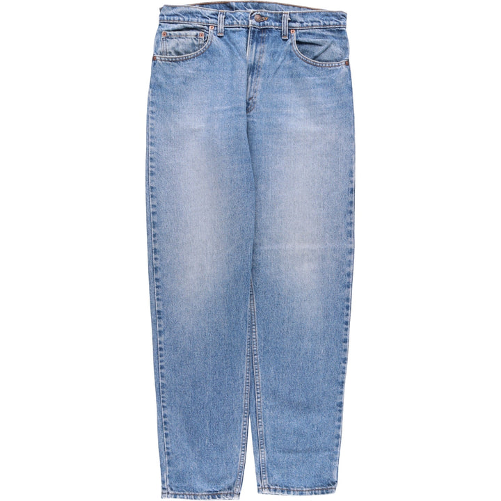 90'S Levi's 550-4850 Relaxed Fit Tapered Leg Denim Pants, Made in USA, Men's Size 34 (Vintage) cotton blue type Vintage Second Hand