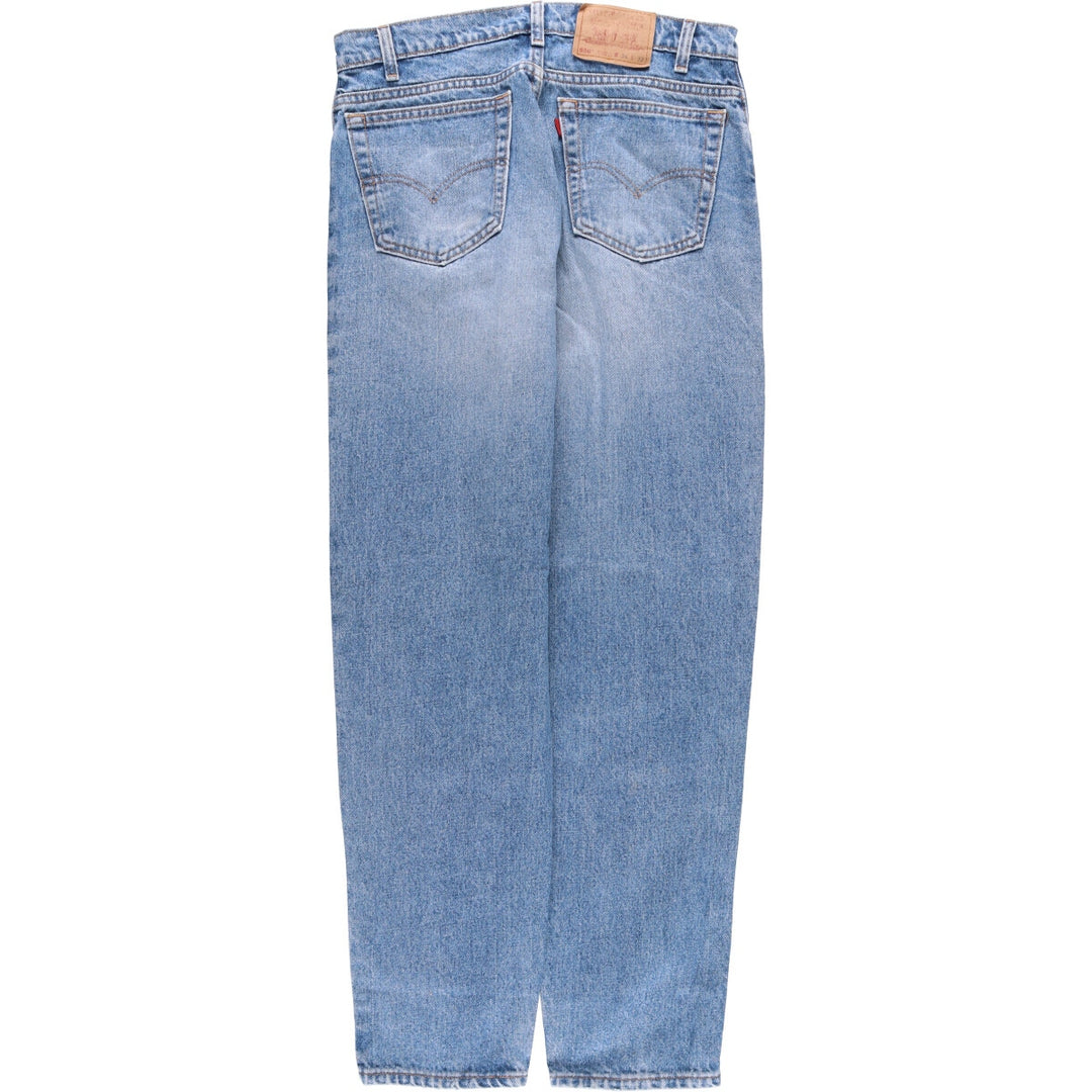 90'S Levi's 550-4850 Relaxed Fit Tapered Leg Denim Pants, Made in USA, Men's Size 34 (Vintage) cotton blue type Vintage Second Hand