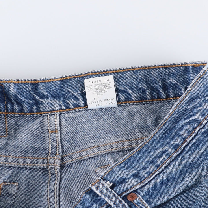 90'S Levi's 550-4850 Relaxed Fit Tapered Leg Denim Pants, Made in USA, Men's Size 34 (Vintage) cotton blue type Vintage Second Hand