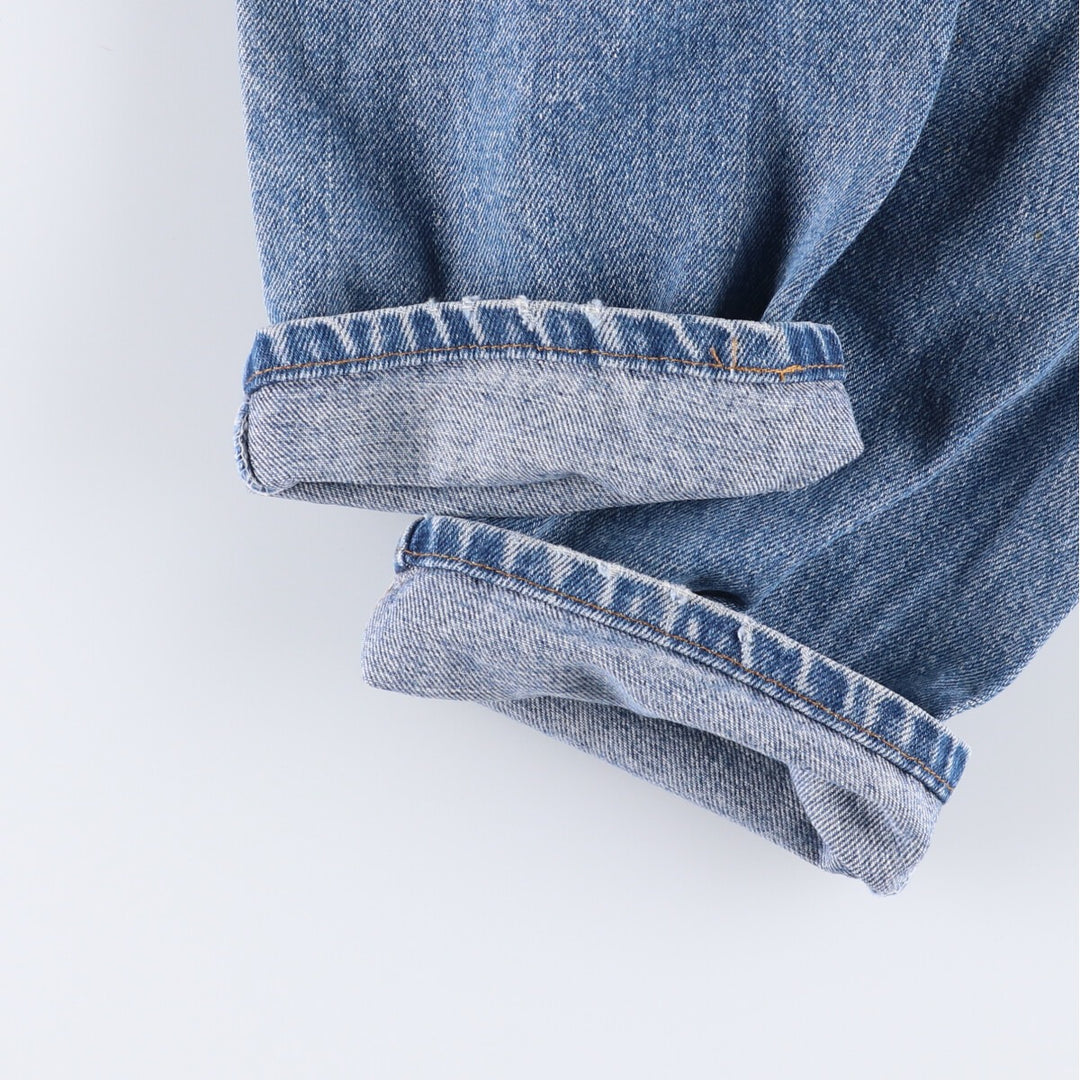 90'S Levi's 550-4850 Relaxed Fit Tapered Leg Denim Pants, Made in USA, Men's Size 34 (Vintage) cotton blue type Vintage Second Hand