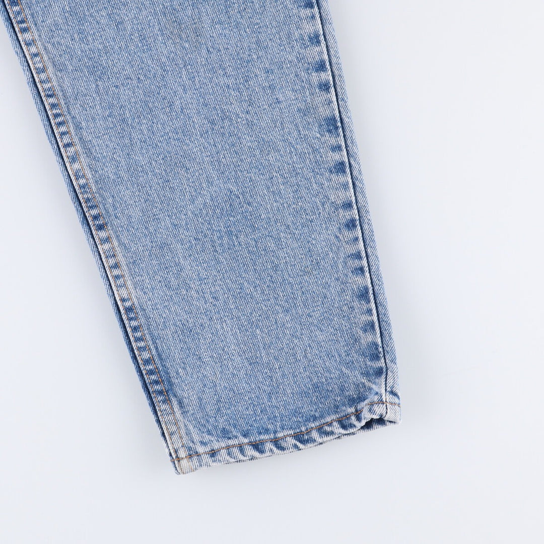 90'S Levi's 550-4891 Relaxed Fit Tapered Leg Denim Pants, Made in the USA, Men's, Size W30, Vintage cotton blue type Vintage Second Hand