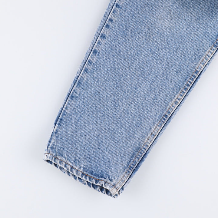 90'S Levi's 550-4891 Relaxed Fit Tapered Leg Denim Pants, Made in the USA, Men's, Size W30, Vintage cotton blue type Vintage Second Hand