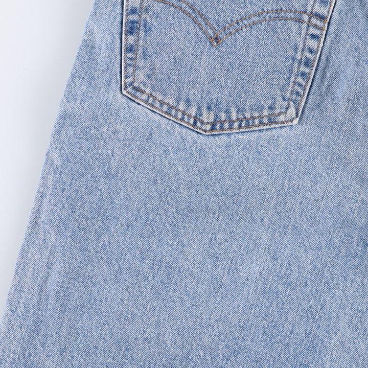 90'S Levi's 550-4891 Relaxed Fit Tapered Leg Denim Pants, Made in the USA, Men's, Size W30, Vintage cotton blue type Vintage Second Hand