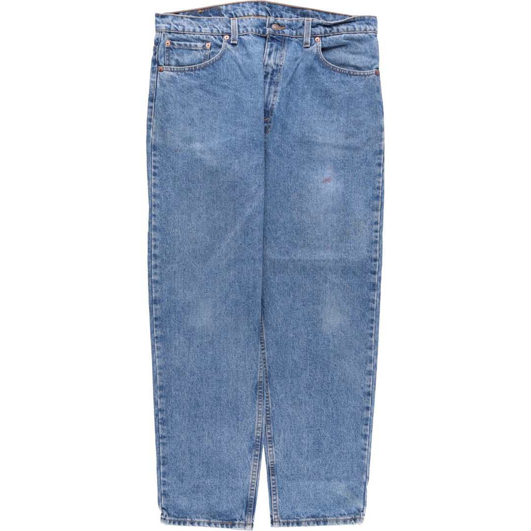 90'S Levi's 00550-4891 Relaxed Fit Tapered Leg Denim Pants, Made in USA, Men's Size 38, Vintage cotton blue type Vintage Second Hand
