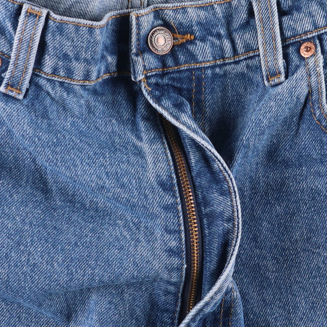 90'S Levi's 00550-4891 Relaxed Fit Tapered Leg Denim Pants, Made in USA, Men's Size 38, Vintage cotton blue type Vintage Second Hand
