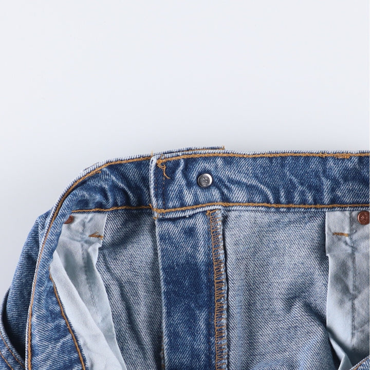90'S Levi's 00550-4891 Relaxed Fit Tapered Leg Denim Pants, Made in USA, Men's Size 38, Vintage cotton blue type Vintage Second Hand