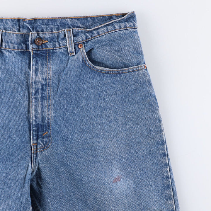 90'S Levi's 00550-4891 Relaxed Fit Tapered Leg Denim Pants, Made in USA, Men's Size 38, Vintage cotton blue type Vintage Second Hand