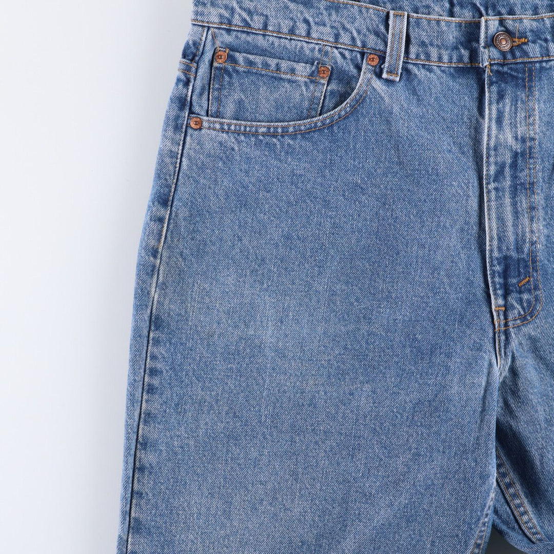 90'S Levi's 00550-4891 Relaxed Fit Tapered Leg Denim Pants, Made in USA, Men's Size 38, Vintage cotton blue type Vintage Second Hand