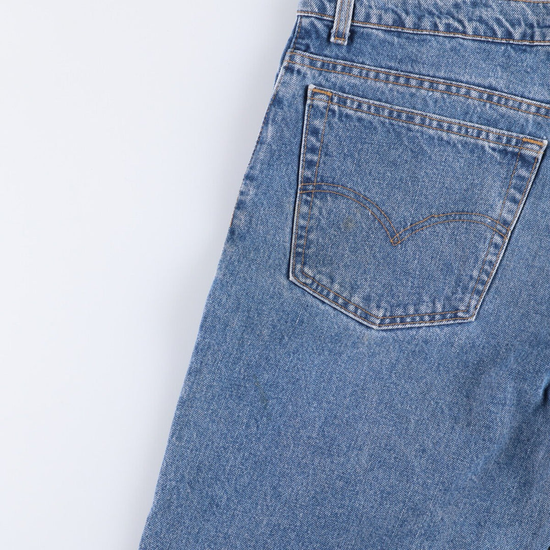90'S Levi's 00550-4891 Relaxed Fit Tapered Leg Denim Pants, Made in USA, Men's Size 38, Vintage cotton blue type Vintage Second Hand