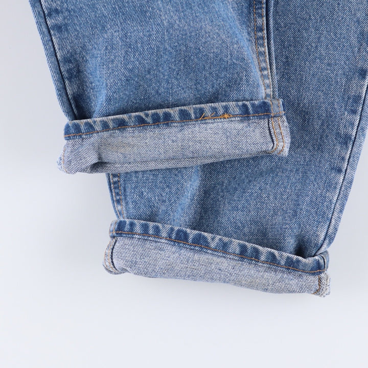 90'S Levi's 00550-4891 Relaxed Fit Tapered Leg Denim Pants, Made in USA, Men's Size 38, Vintage cotton blue type Vintage Second Hand
