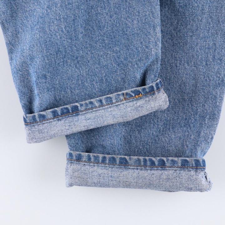 90'S Levi's 00550-4891 Relaxed Fit Tapered Leg Denim Pants, Made in USA, Men's Size 38, Vintage cotton blue type Vintage Second Hand