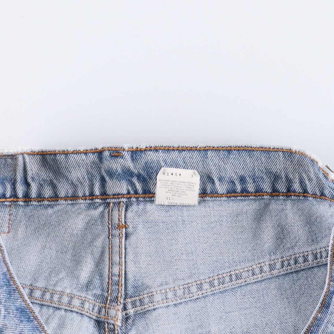 90'S Levi's 550-4891 Relaxed Fit Tapered Denim Pants, Made in USA, Men's, Size 33 (Vintage) cotton blue type Vintage Second Hand
