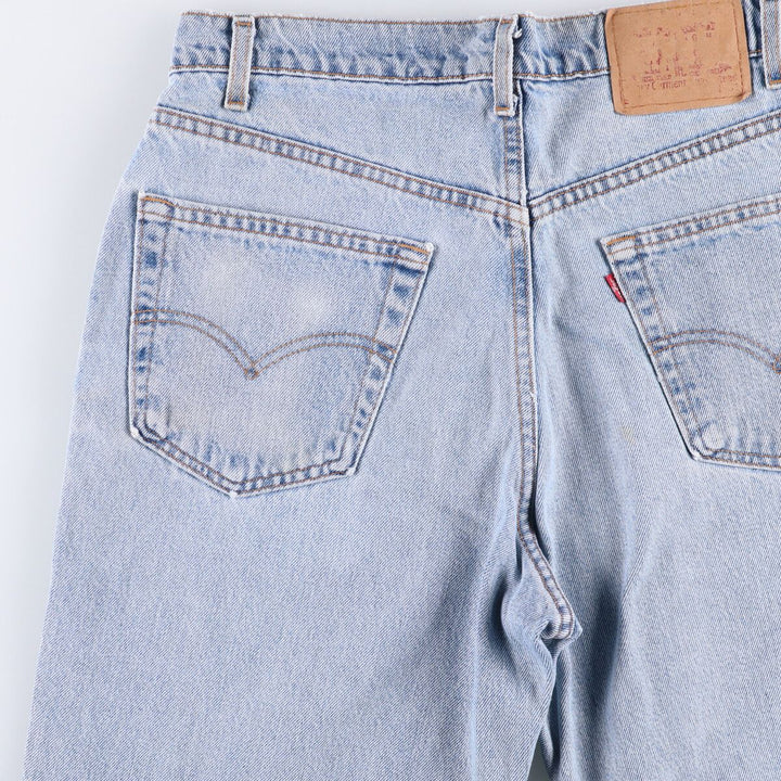 90'S Levi's 550-4891 Relaxed Fit Tapered Denim Pants, Made in USA, Men's, Size 33 (Vintage) cotton blue type Vintage Second Hand