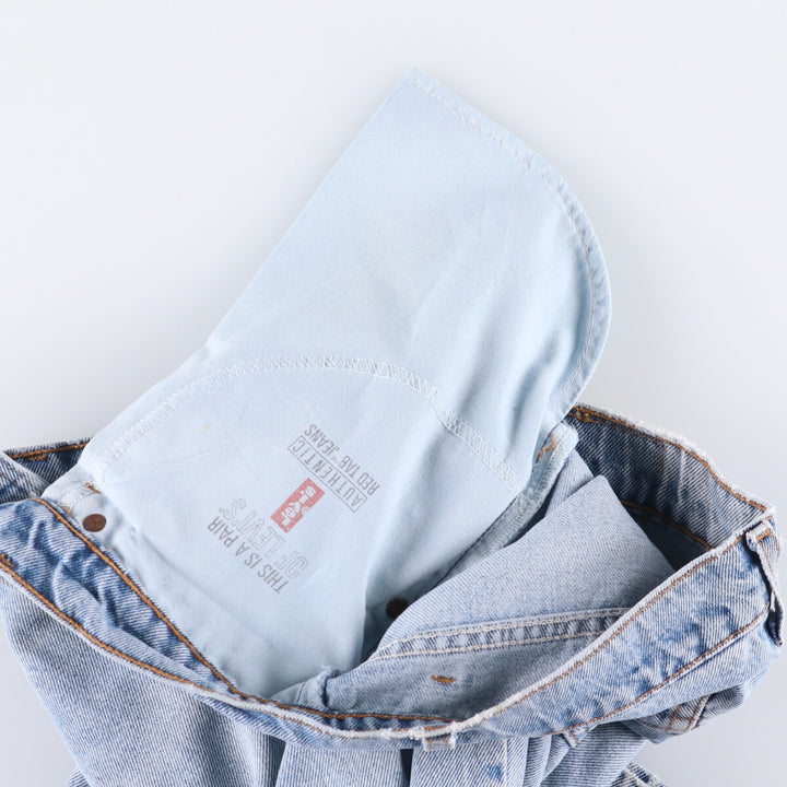 90'S Levi's 550-4891 Relaxed Fit Tapered Denim Pants, Made in USA, Men's, Size 33 (Vintage) cotton blue type Vintage Second Hand